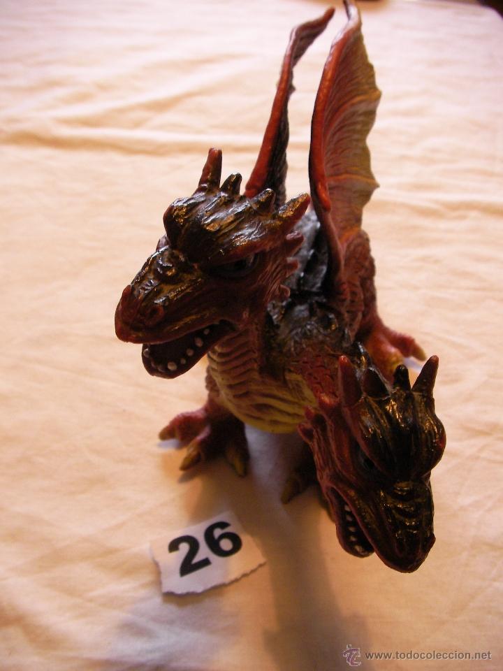 Figuras de acci&oacute;n: IMPRESIONANTE DRAGON DE DOS CABEZAS - Foto 1