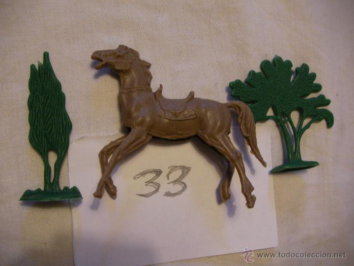 Figuras de acci&oacute;n: ANTIGUO CABALLO Y ARBUSTOS - ENVIO GRATIS A ESPA&Ntilde;A - Foto 1