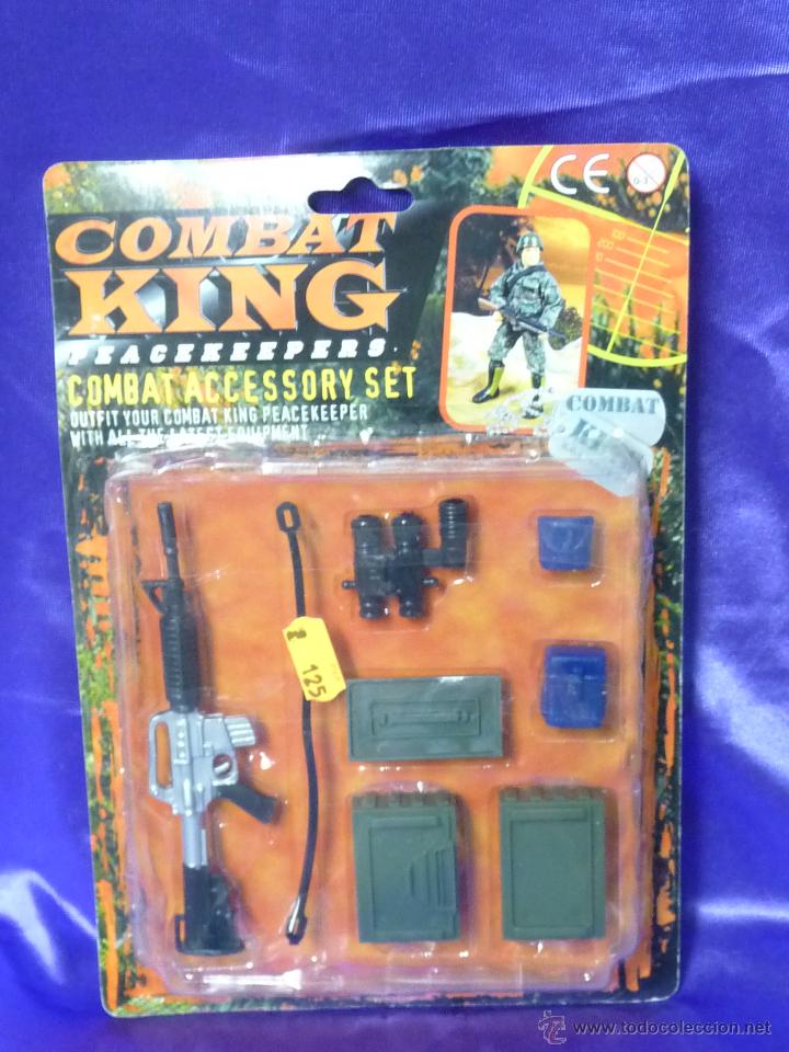 Figuras de acci&oacute;n: COMBAT KING PEACEKEEPERS COMBAT ACCESSORY SET - PMS INTERNATIONAL A&Ntilde;OS 80