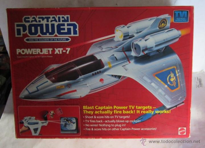 Figurines d'action: NAVE CAPTAIN POWER, POWERJET XT-7, DE MATTEL, EN CAJA. CC