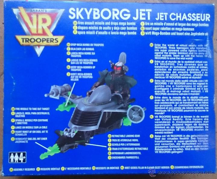 Figuras de acci&oacute;n: VR Troopers, Skyborg Jet de Kenner, a&ntilde;o 1994 - Foto 2