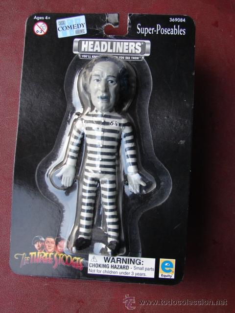 Figuras de acci&oacute;n: FIGURA FLEXIBLE DE LA COMEDIA LOS 3 CHIFLADOS - EQUITRY - Foto 1