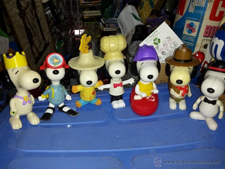Figuras de acci&oacute;n: COLECCION MCDONALDS 7 SNOOPY A&Ntilde;O 2000