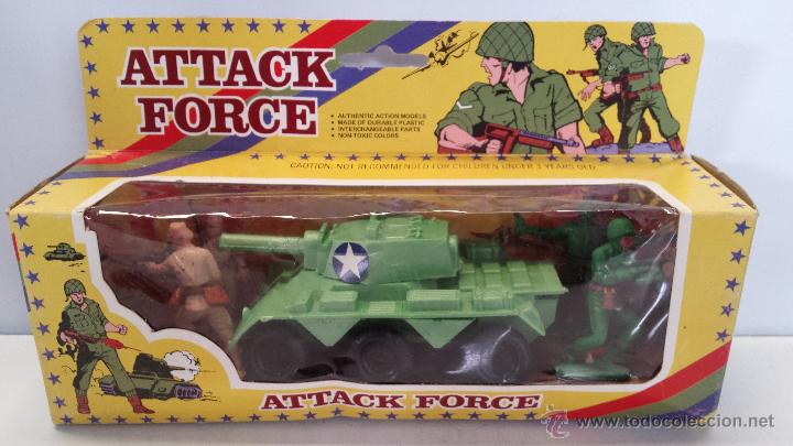 Figuras de acci&oacute;n: FUERZAS DE ATAQUE MILITAR - CARRO DE COMBATE MAS CUATRO SOLDADOS - ENV&Iacute;O GRATIS A ESPA&Ntilde;A