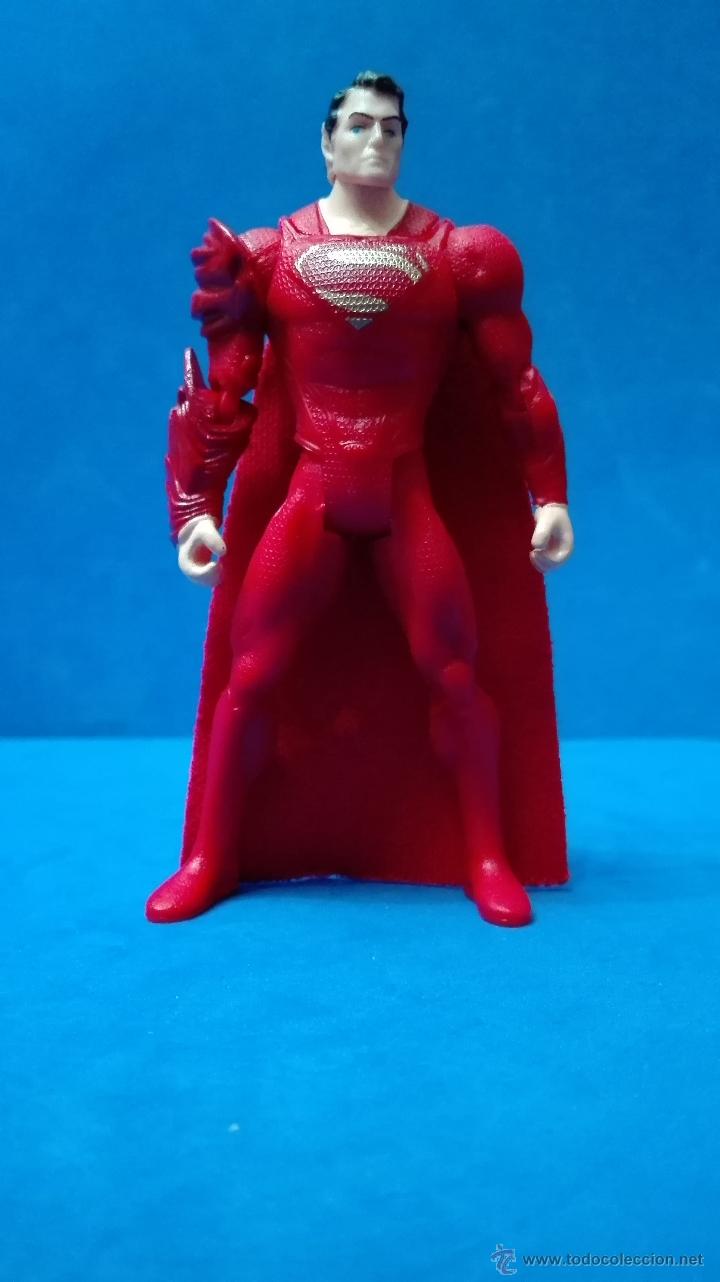 Figuras de acci&oacute;n: MU&Ntilde;ECO - SUPERMAN DE COLOR  ROJO.(MATTEL DC COMICS).10 CM. - Foto 3