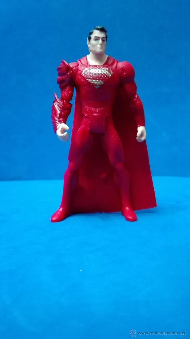 Figuras de acci&oacute;n: MU&Ntilde;ECO - SUPERMAN DE COLOR  ROJO.(MATTEL DC COMICS).10 CM. - Foto 5