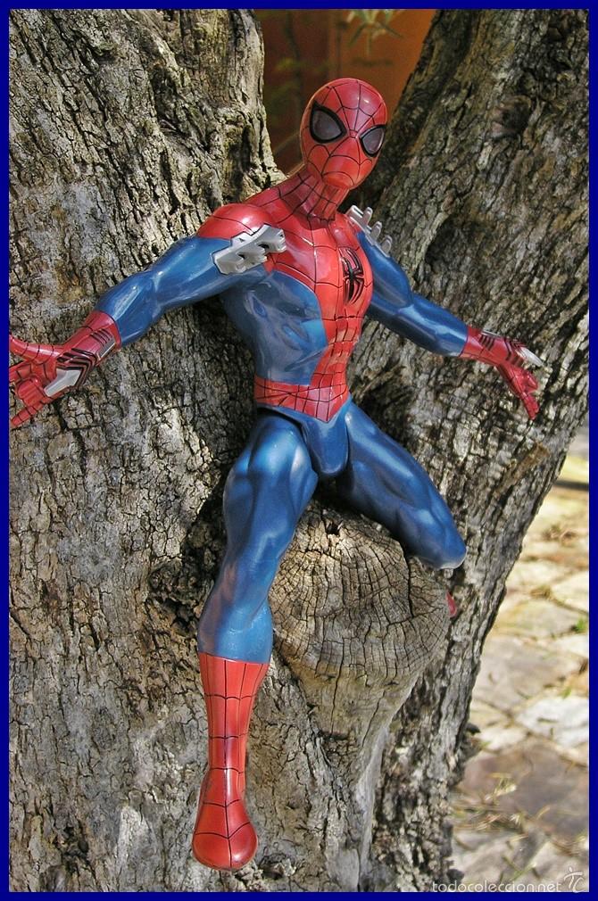 Figuras de acci&oacute;n: Spiderman Power webs rapid fire web Blast...mide 38 x 30 cms... - Foto 4