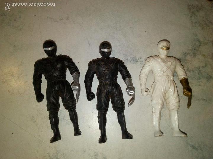Figuras de acci&oacute;n: Lote de 3 Ninja Warriors, de Chap Mei, 1995 - Foto 1