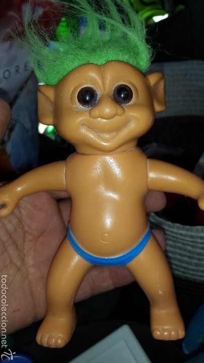 Figuras de acci&oacute;n: MU&Ntilde;ECO TROLL 1992 APROX 20CM - Foto 1