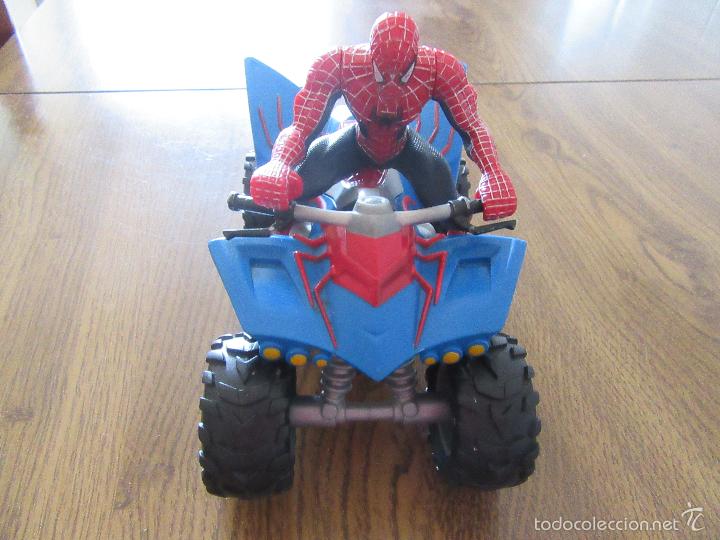 Figuras de acci&oacute;n: SPIDERMAN CON QUAD A PILAS Y FUNCIONANDO - Foto 2