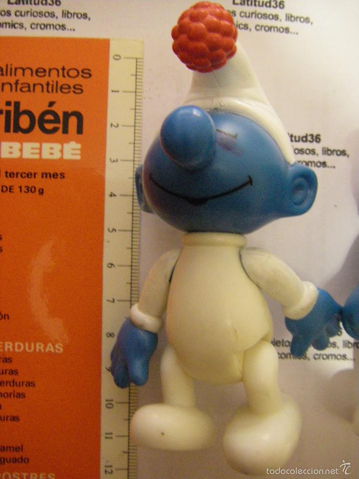 Figuras de acci&oacute;n: Lote de tres pitufos. McDonalds - Foto 2