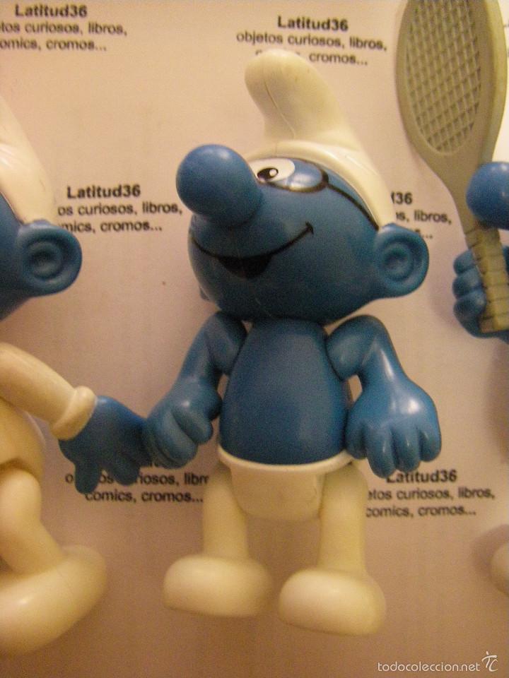 Figuras de acci&oacute;n: Lote de tres pitufos. McDonalds - Foto 3