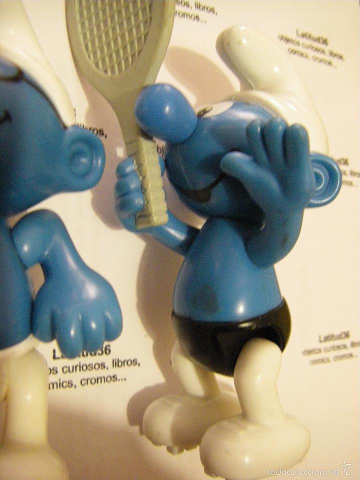 Figuras de acci&oacute;n: Lote de tres pitufos. McDonalds - Foto 4
