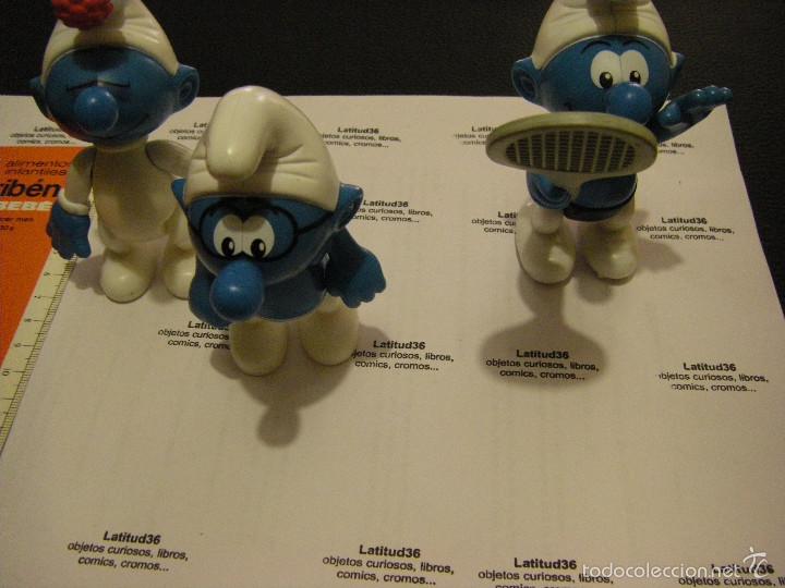 Figuras de acci&oacute;n: Lote de tres pitufos. McDonalds - Foto 5