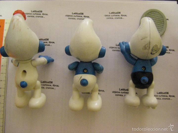 Figuras de acci&oacute;n: Lote de tres pitufos. McDonalds - Foto 6