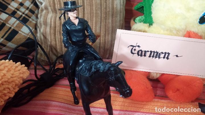 Figuras de acci&oacute;n: EL ZORRO CON CABALLO y A PIE CON CAPA - Foto 7