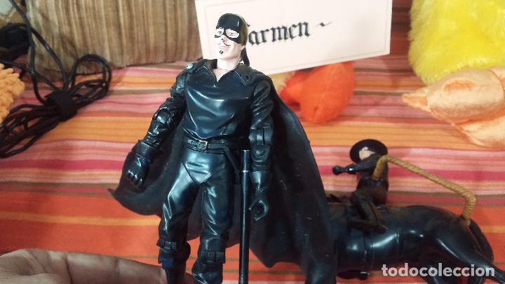 Figuras de acci&oacute;n: EL ZORRO CON CABALLO y A PIE CON CAPA - Foto 8
