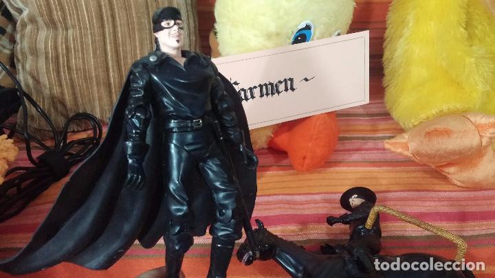 Figuras de acci&oacute;n: EL ZORRO CON CABALLO y A PIE CON CAPA - Foto 9