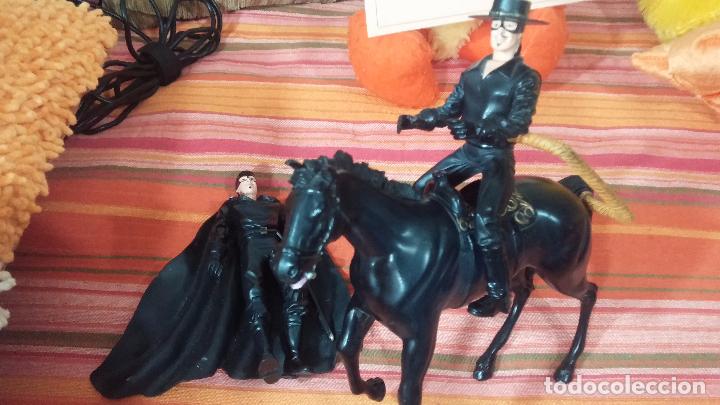 Figuras de acci&oacute;n: EL ZORRO CON CABALLO y A PIE CON CAPA - Foto 10