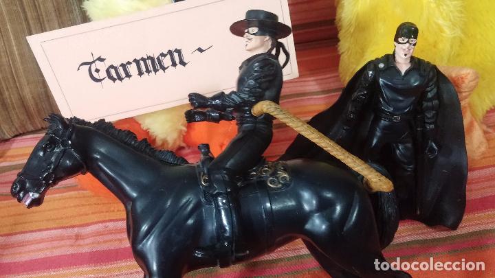Figuras de acci&oacute;n: EL ZORRO CON CABALLO y A PIE CON CAPA - Foto 30