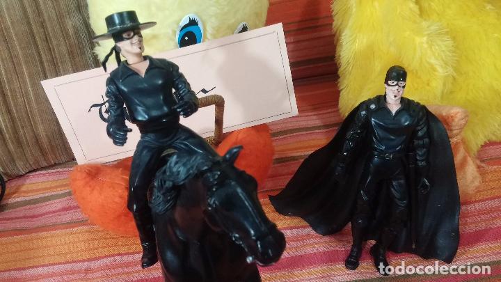Figuras de acci&oacute;n: EL ZORRO CON CABALLO y A PIE CON CAPA - Foto 31