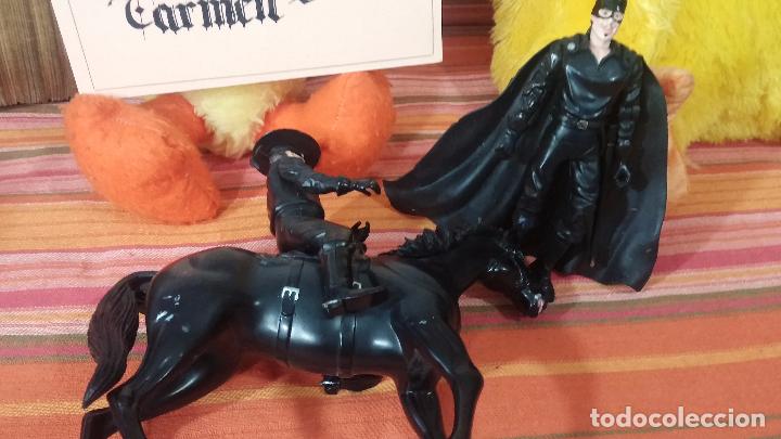 Figuras de acci&oacute;n: EL ZORRO CON CABALLO y A PIE CON CAPA - Foto 33