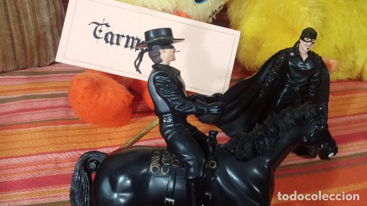 Figuras de acci&oacute;n: EL ZORRO CON CABALLO y A PIE CON CAPA - Foto 34