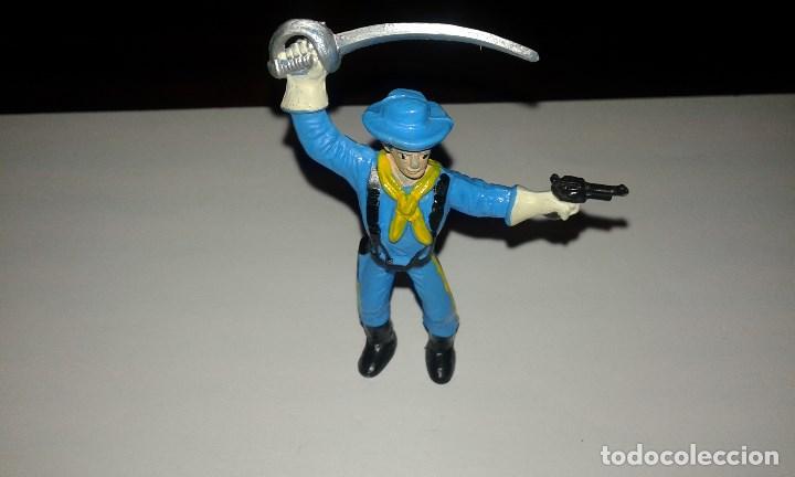 Figuras de acci&oacute;n: COMANSI FEDERAL DE 5 CENTIMOS SOLDADO DEL SEPTIMO INDIOS Y VAQUEROS MADE IN SPAIN A&Ntilde;OS 80