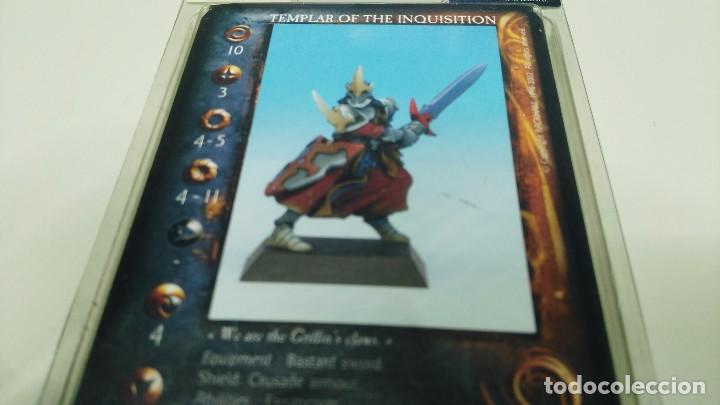 Figuras de acci&oacute;n: antigua figura plomo warhammer confrontation  templar - Foto 4