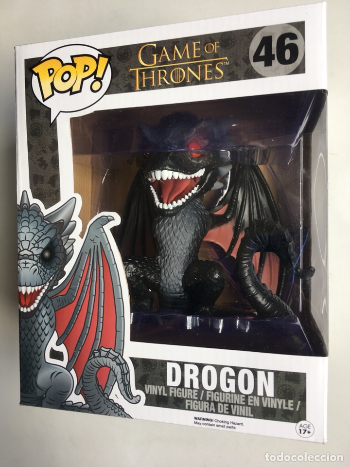 Figuras de acci&oacute;n: Funko Pop Juego de Tronos Drogon Red Eyes Exclusive Super Sized 6&rdquo; Edici&oacute;n Limitada
