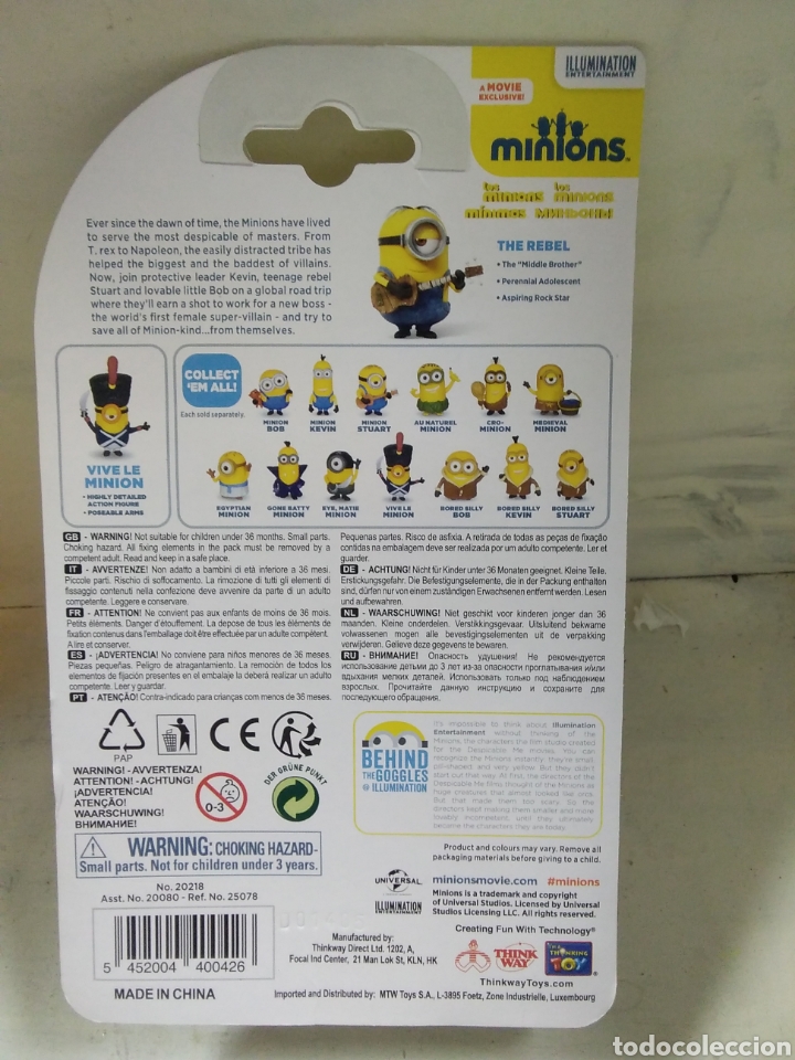 Figuras de acci&oacute;n: MINIONS MTV - Foto 3