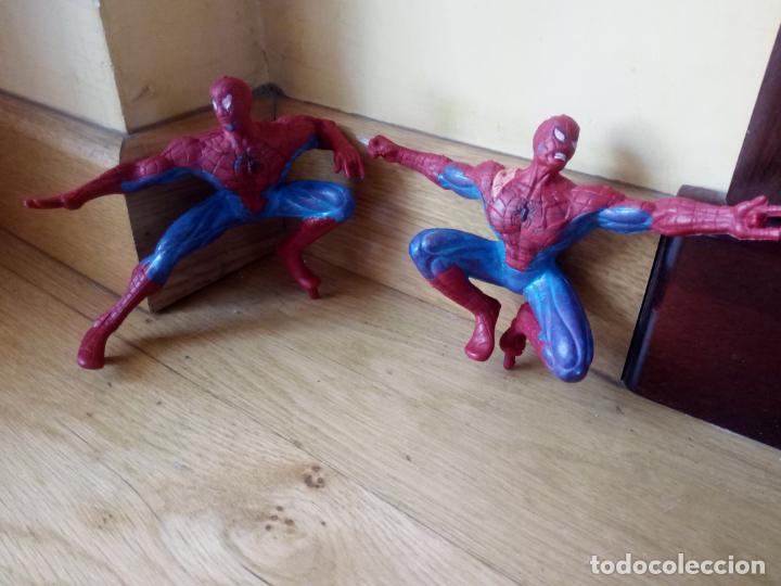 Figuras de acci&oacute;n: 2 FIGURAS SPIDERMAN GOMA - Foto 2
