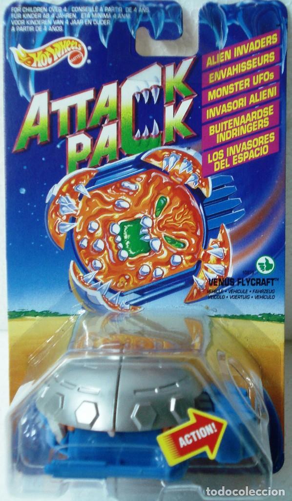 Figuras de acci&oacute;n: HOT WHEELS ATTACK PACK VENUS FLYCRAFT DE MATTEL. A&Ntilde;OS 90. &iexcl;NUEVO Y PRECINTADO!!