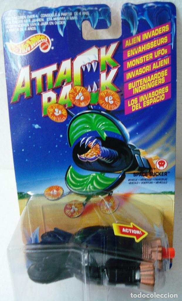 Figurines d'action: HOT WHEELS ATTACK PACK SPACE SUCKER  DE MATTEL. A&Ntilde;OS 90. &iexcl;NUEVO Y PRECINTADO!!