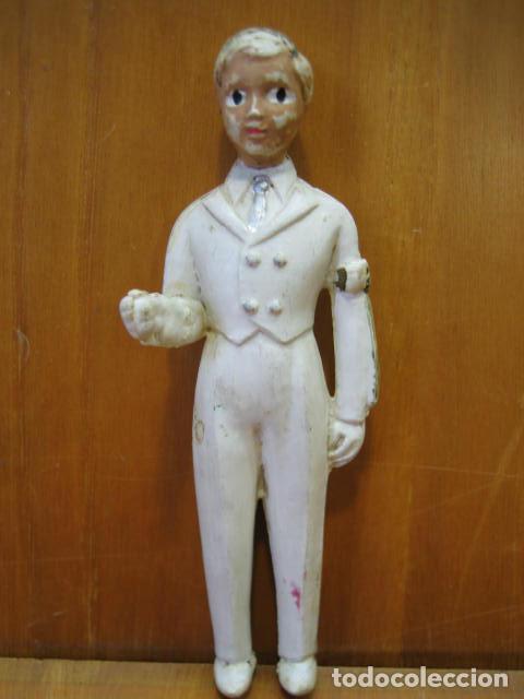 Figuras de acci&oacute;n: Antiguo mu&ntilde;eco de plastico de primera comunion - Foto 1