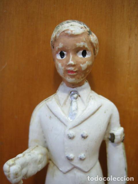 Figuras de acci&oacute;n: Antiguo mu&ntilde;eco de plastico de primera comunion - Foto 3
