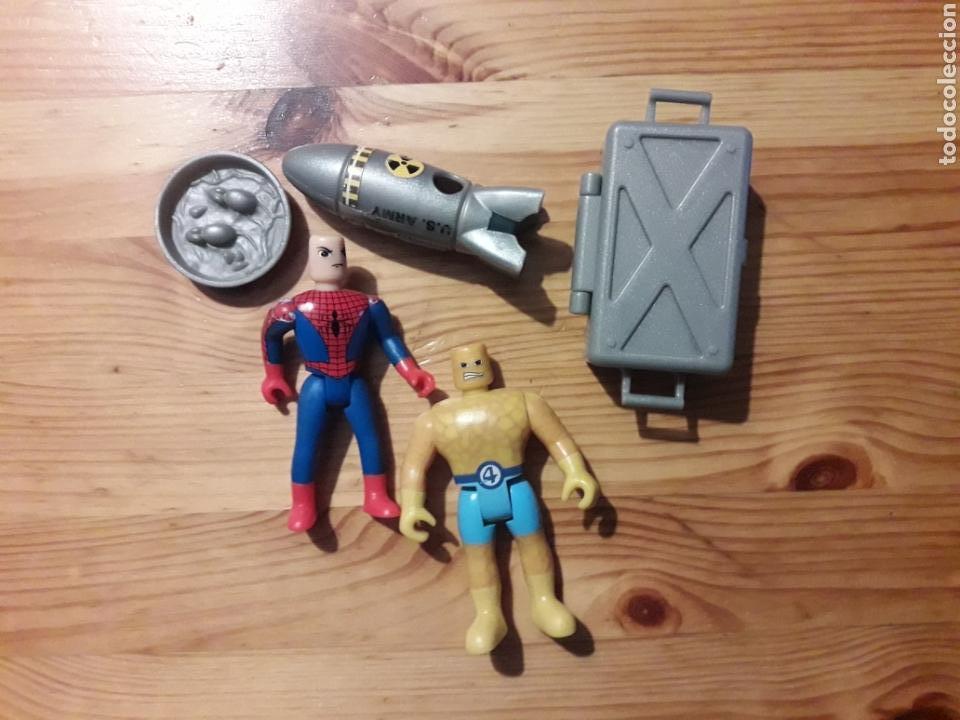 Figuras de acci&oacute;n: Mu&ntilde;ecos Marvel Spiderman Cosa 4 fantasticos - Foto 1
