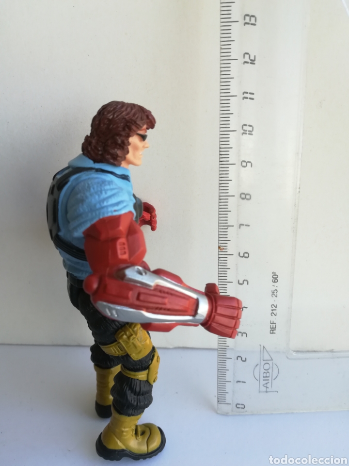 Figuras de acci&oacute;n: Bionic commando figura vintage cyborg robot - Foto 2