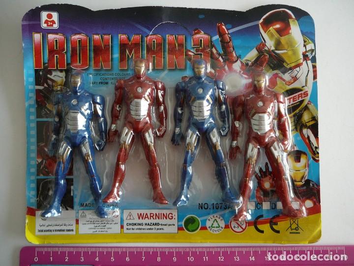 Figuras de acci&oacute;n: Blister Figuras Iron Man Mu&ntilde;ecos de pl&aacute;stico bootleg - Foto 9
