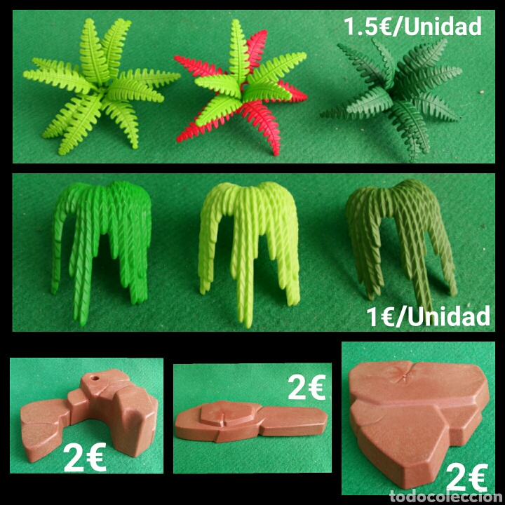 Actionfiguren: Playmobil Piedras marrones rocas oeste western piedra marr&oacute;n roca
