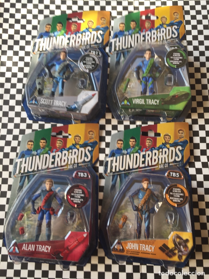 Figuras de acci&oacute;n: Thunderbirds 4 figuras Vivid nuevas - Foto 1