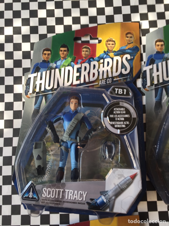 Figuras de acci&oacute;n: Thunderbirds 4 figuras Vivid nuevas - Foto 2