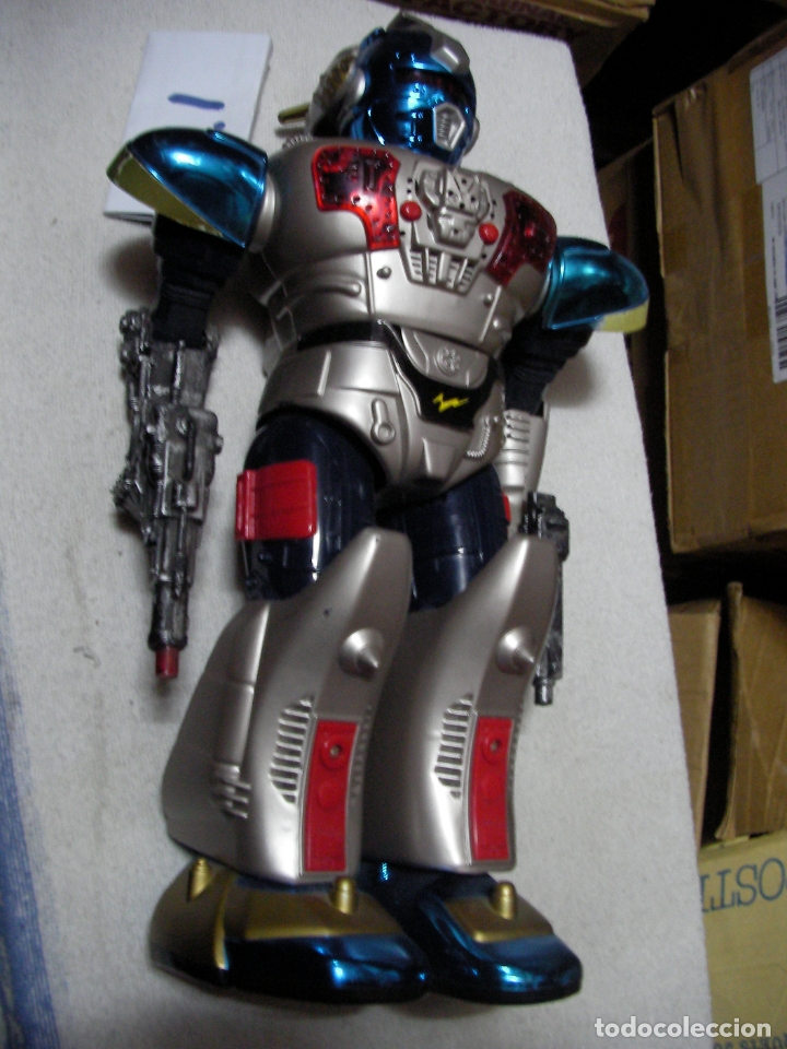Figuras de acci&oacute;n: ANTIGUO ROBOT DE GRAN TAMA&Ntilde;O CON SONIDO - Foto 1