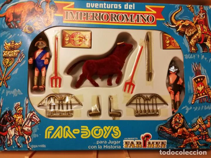 Actionfiguren: ANTIGUA Y RARA CAJA FAR-BOYS IMPERIO ROMANO COMPLETO