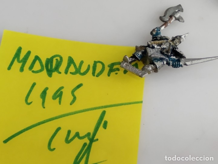 Figuras de acci&oacute;n: ANTIGUA FIGURITA WARHAMMER PLOMO - Foto 3