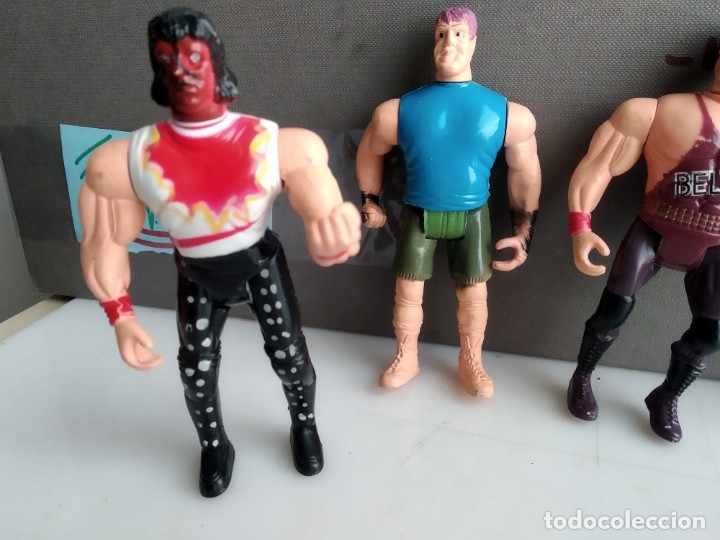 Figuras de acci&oacute;n: LOTE DE LUCHADORES  ANTIGUOS - Foto 2