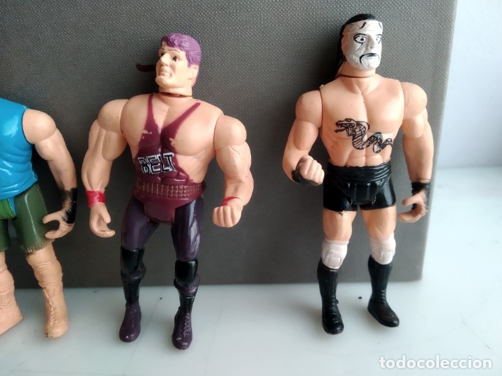 Figuras de acci&oacute;n: LOTE DE LUCHADORES  ANTIGUOS - Foto 4