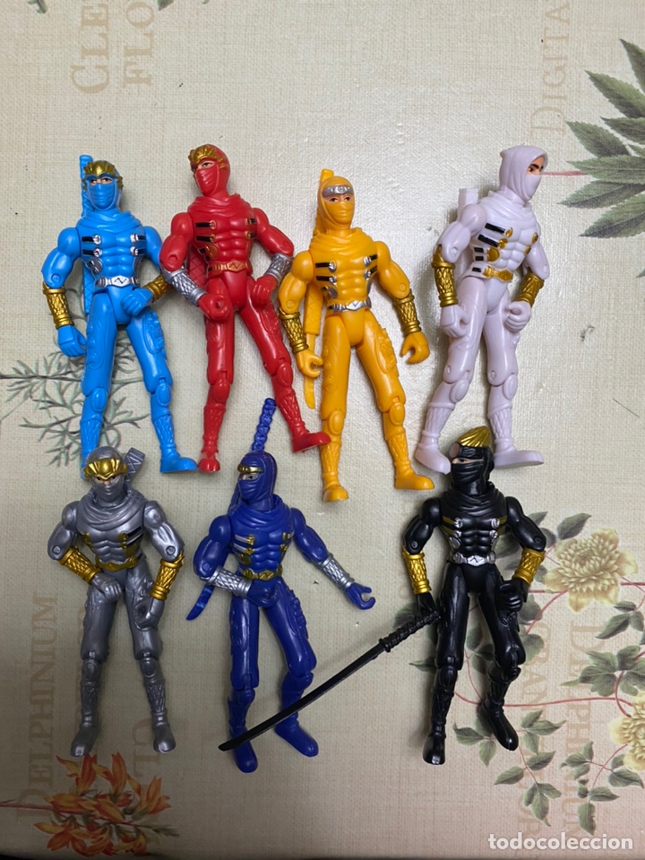 Figuras de acci&oacute;n: 7 figuras de ninjas articulados - Foto 1