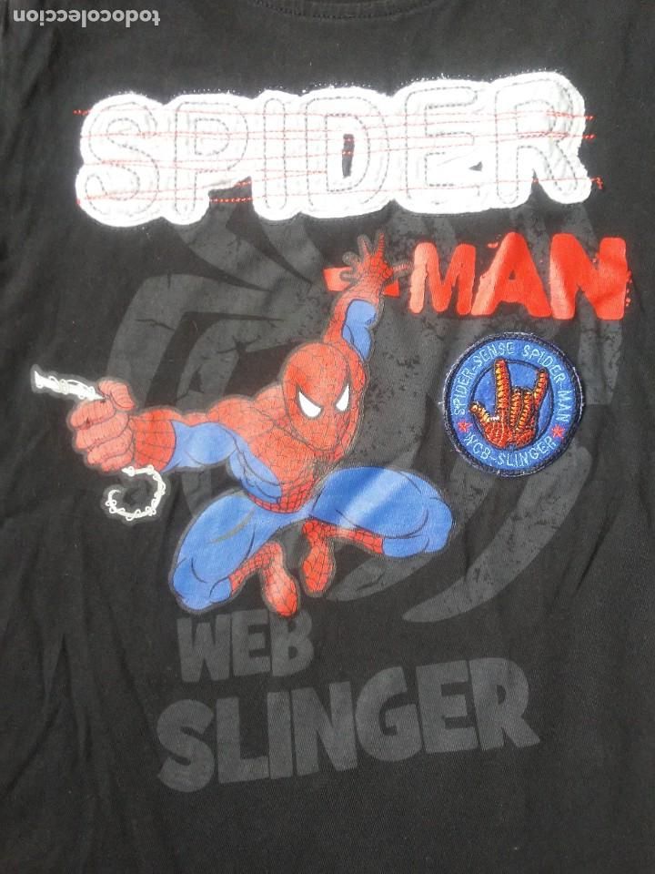 Figuras de acci&oacute;n: Camiseta Spiderman Web Slinger talla infantil 100% algod&oacute;n - Foto 2