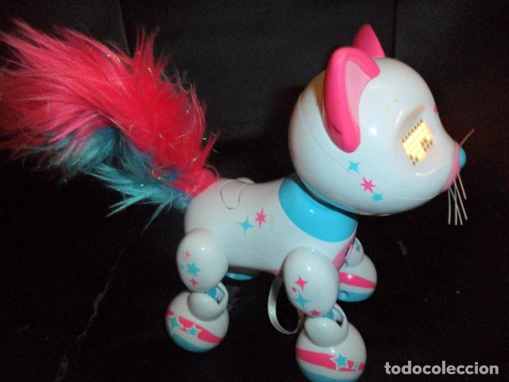 Figuras de acci&oacute;n: GATO ROBOT - CON SONIDO Y LUCES- FUNCIONANDO - 2016 SPIN MASTER- 19CM. - Foto 3